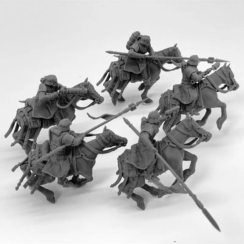 Death Division Cavalry of the Imperial Force Dynamic Resin Model Miniature Tabletop Gaming Soldier Figures Unpainted Model Kit