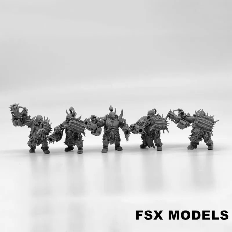 Pack of Abhuman Giants Resin Model Kit 28mm Scale Minitaure Resin Doll Tabletop War Gaming Unpainted Soldier Figures